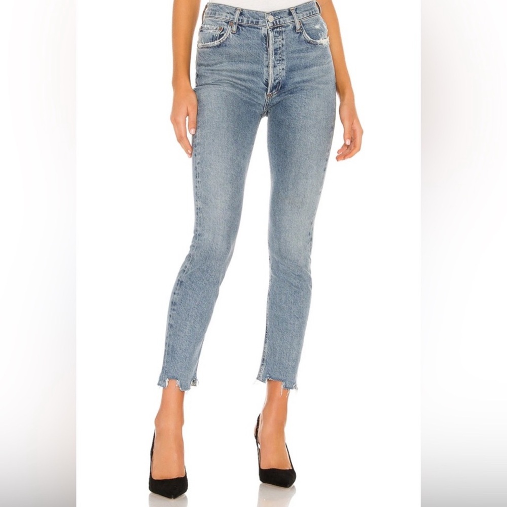 Agolde Nico High Rise Slim Jeans